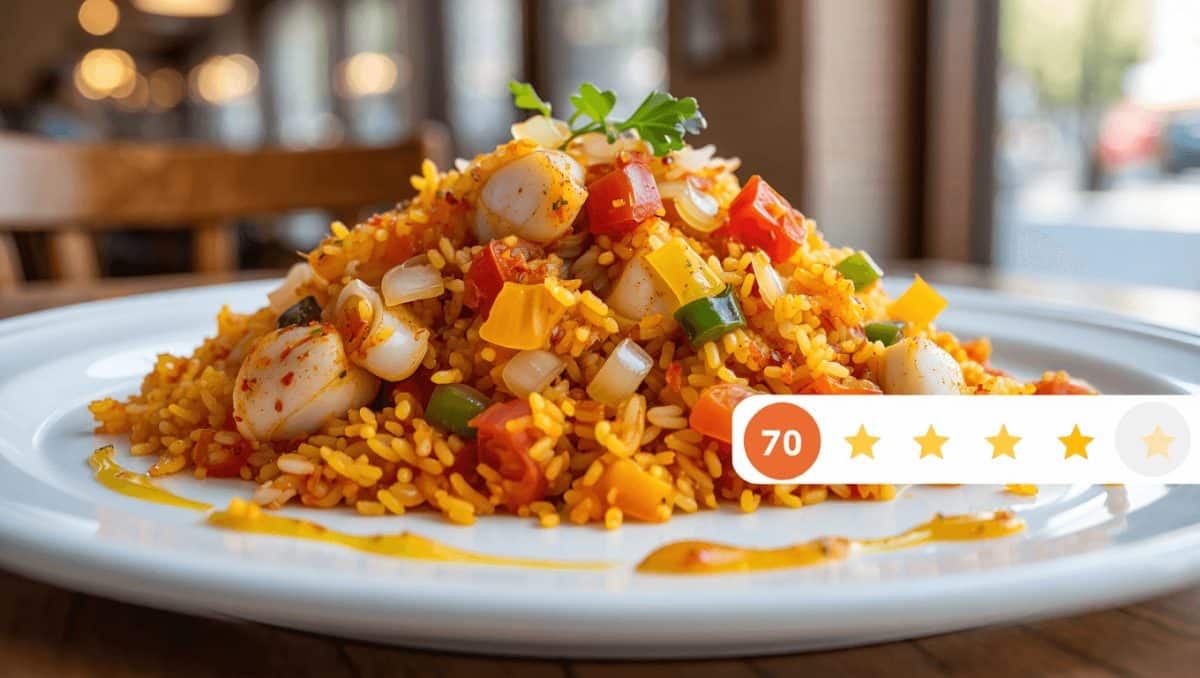 Arroz con sepia y verduras: un clásico de la gastronomía alicantina