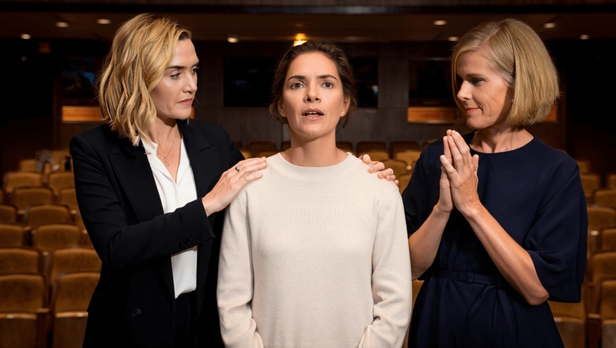 Gisèle Pelicot, arropada por Kate Winslet y Juliet Stevenson