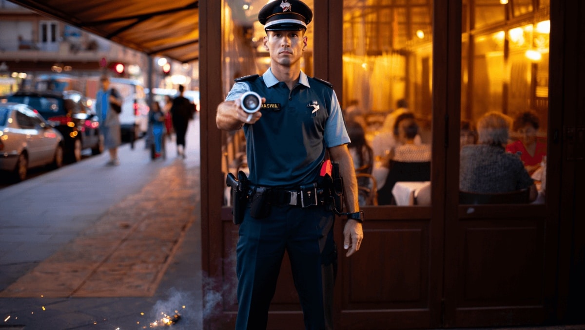 La Guardia Civil sobre las bengalas en restaurantes: "No hay peligro si se siguen instrucciones y son para interiores"