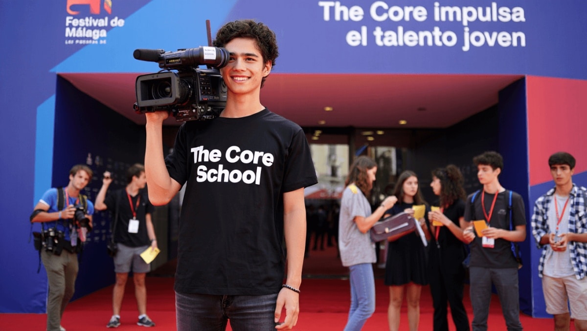 Del aula a la alfombra roja: The Core impulsa el talento joven en el Festival de Málaga con su Certamen de Cortometrajes