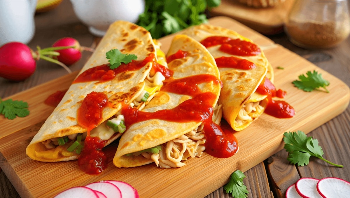 
     Receta de entomatadas de pollo y queso, las tortillas mexicanas rellenas de sabor más suave   