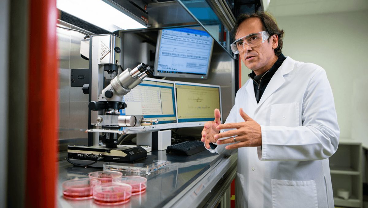 El investigador Lluís Montoliu abre su laboratorio a TVE para revelar sus avances contra el cáncer