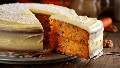 Carrot cake: la mejor receta de tarta de zanahoria a la americana