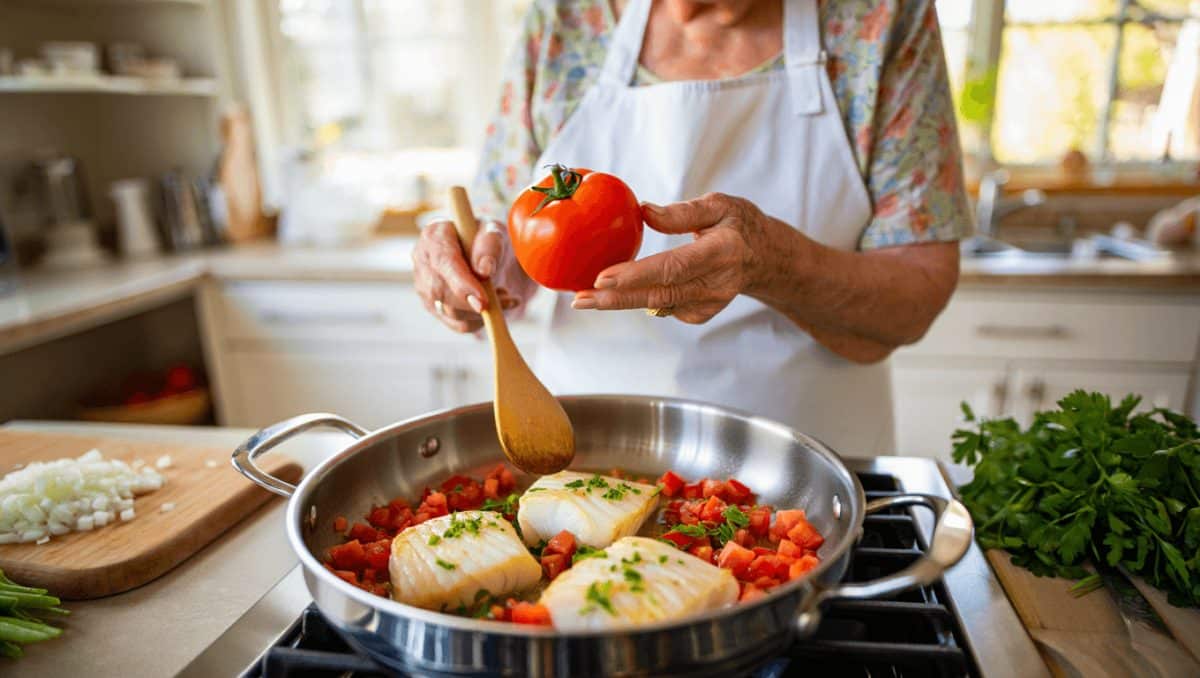 Bacalao con tomate: la receta más fácil de un guiso de pescado de la abuela