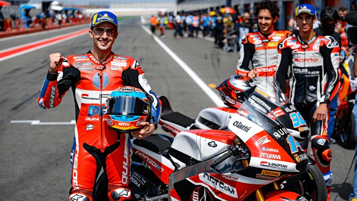 Almansa, pole en Moto3 en el póker español
