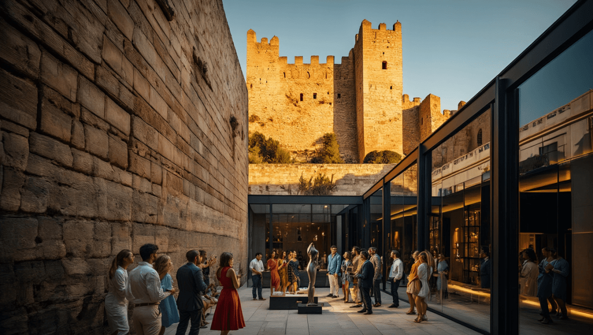 El hotel que abraza el arte a los pies de la Alcazaba