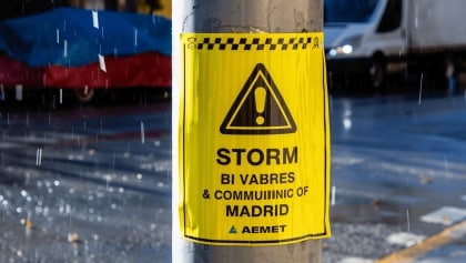 La AEMET activa el aviso amarillo en Madrid y alerta por las tormentas y lluvias que afectan a toda la Comunidad