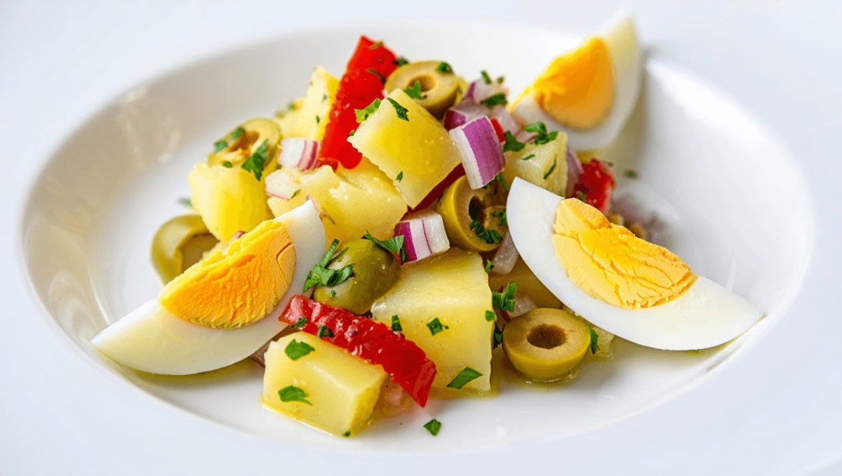 Parece un sacrilegio, pero es una forma perfecta de hacer más nutritiva la ensaladilla rusa y puede solucionarte la cena