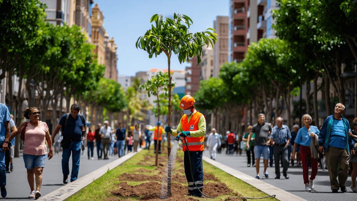 Arbolado urbano y zonas verdes en Las Palmas de Gran Canaria