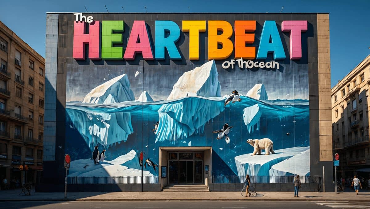 mural The Heartbeat of the Ocean en la Hemeroteca Municipal de València
