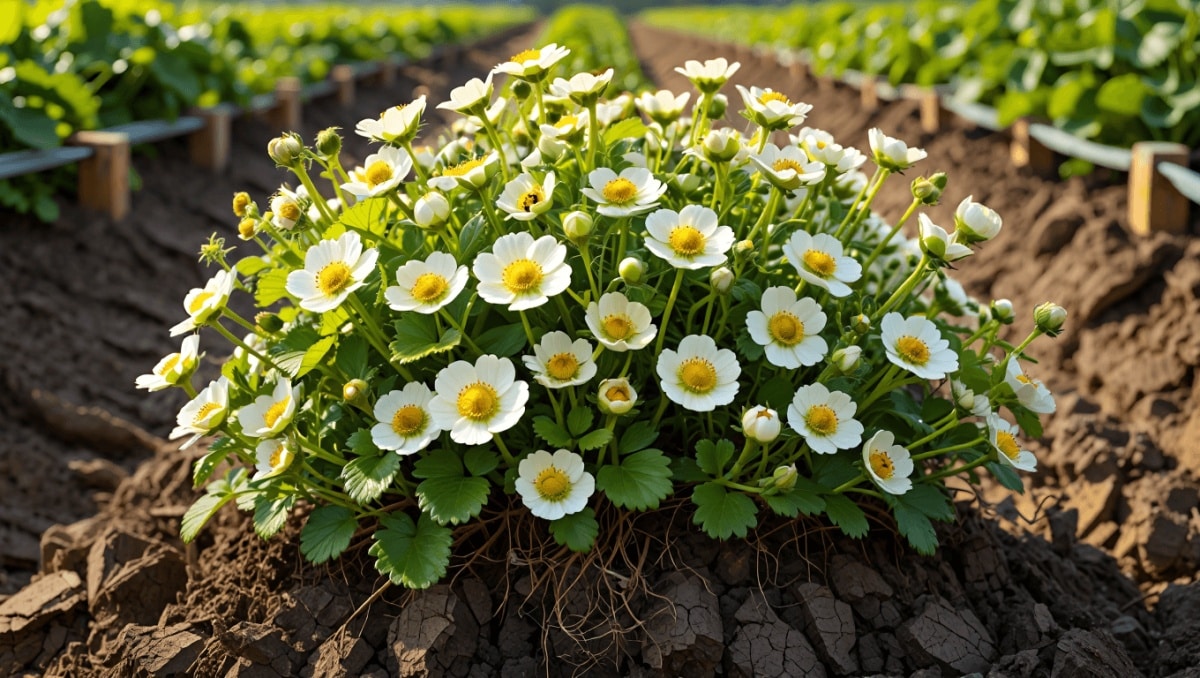Tus fresas se llenan de flores pero no producen frutos: el problema podría estar bajo tierra