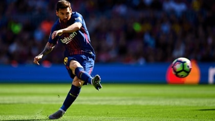 El histórico hat-trick de Messi, al microscopio: un efecto de 0,8 metros, una rotación de 16,8 vueltas por segundo, 109,4 km/h...