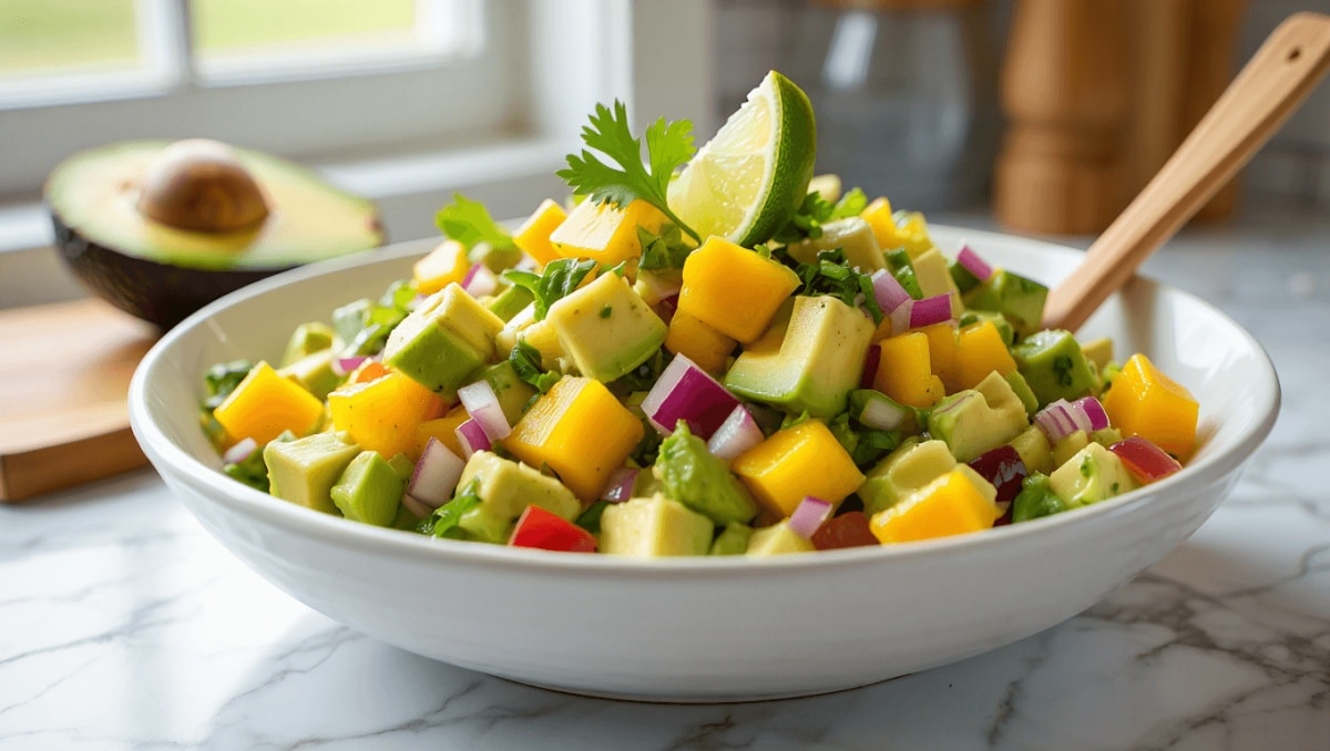 Ensalada de aguacate y mango: receta fácil, rápida y deliciosa