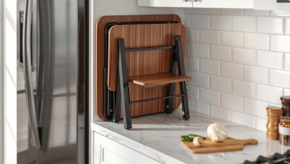 Atención cocinas pequeñas: Ikea vende una mesa abatible que también es carrito auxiliar e isla de cocina todo en uno