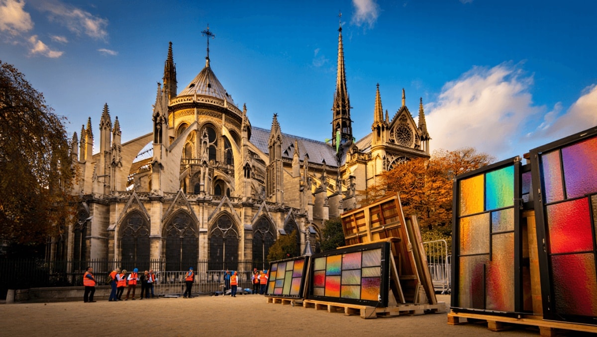 La instalación de las nuevas vidrieras contemporáneas de Notre Dame comenzará en otoño