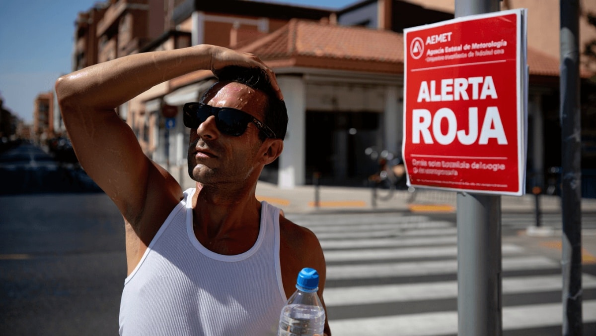 La AEMET activa la alerta extrema: riesgo rojo por temperaturas de hasta 44ºC en estas comunidades