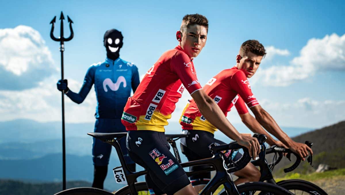 Red Bull cae en la trampa del vídeo de la paz: el fantasma del tridente de Movistar vuelve al Tour