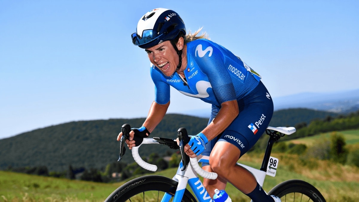 Ocho segundos para decidir el Tour en un final soñado: Vollering muerde, Movistar sueña y Blasi aprieta