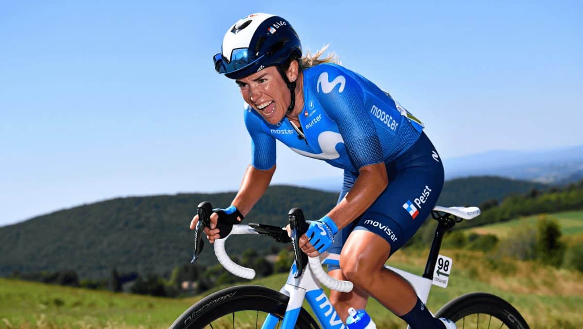 Ocho segundos para decidir el Tour en un final soñado: Vollering muerde, Movistar sueña y Blasi aprieta