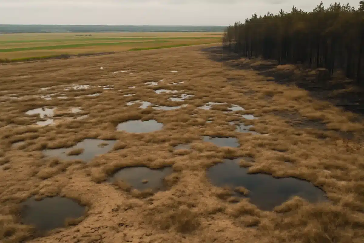 Miles de aves se refugian en pocos enclaves de Doñana tras desaparecer el agua al final del verano
