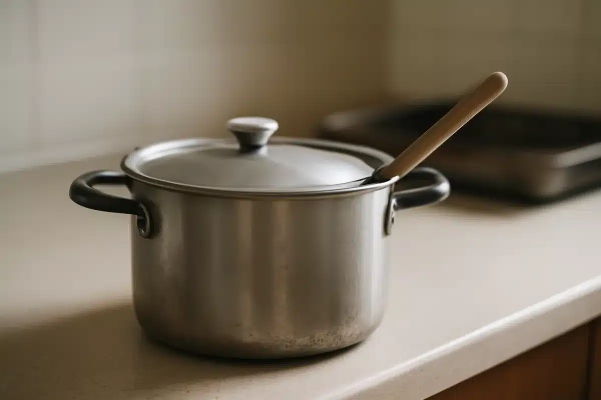Olla de aluminio de Lidl rebajada 2 euros, ideal para guisos y asados al horno