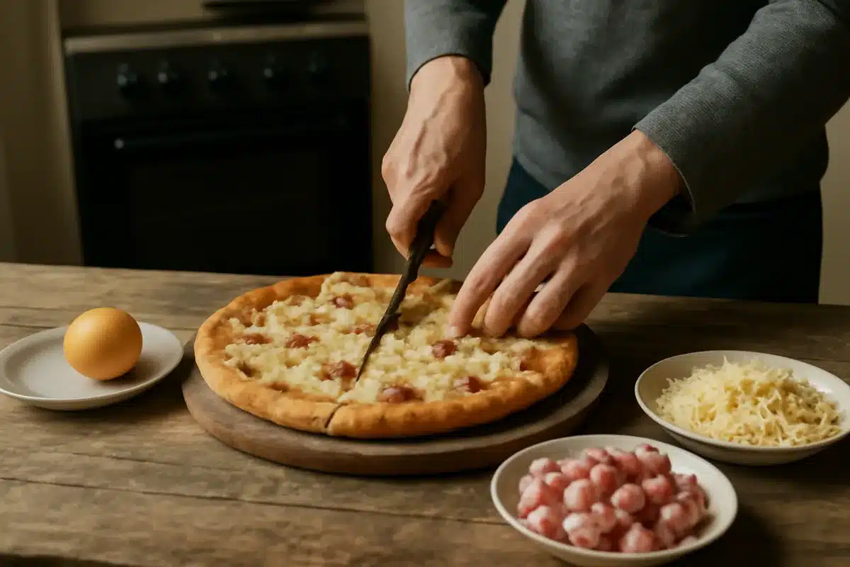 Tu horno prepara Pizza carbonara: receta más sencilla para hacerla en el horno de tu casa