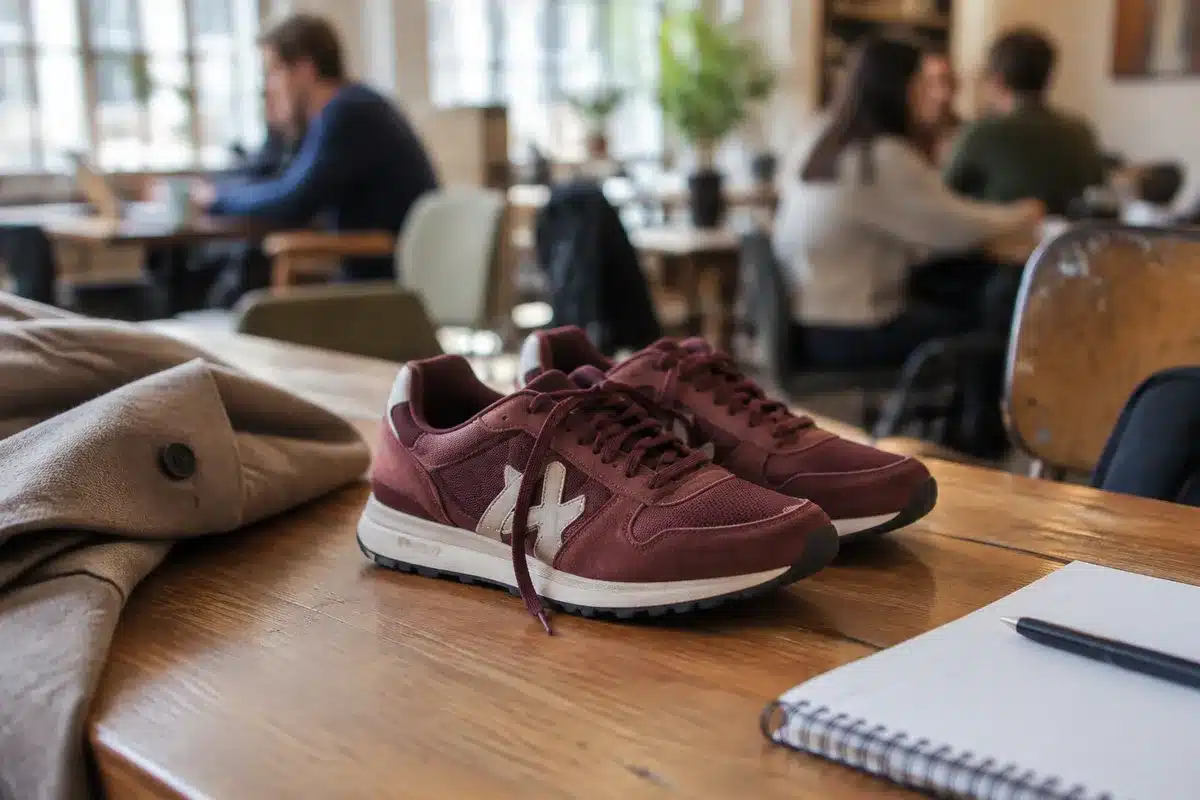 Competencia para mocasines: las nuevas New Balance en color vino compiten este otoño