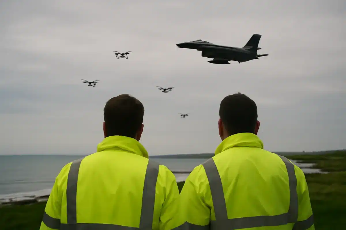 Entrenan en España a pilotos para abatir drones en preparación para guerra no tripulada